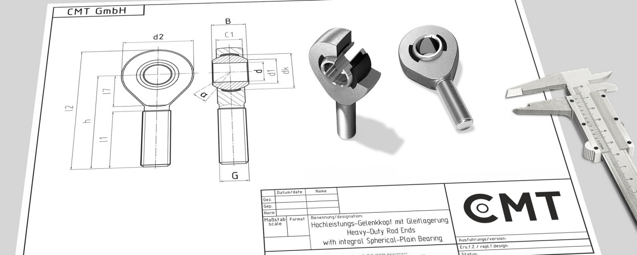 8 mm Rod End Bearing M8 x 1,25 mm Rod Ends Kugelgelenk weiblich  Rechtsgewinde 4 Stück : : Gewerbe, Industrie & Wissenschaft